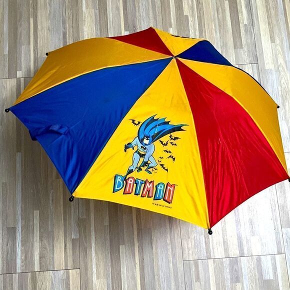 Batman and Robin DC Comics vintage 90s umbrella kids 90s nostalgia displays - Picture 12 of 12
